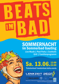 Beats im Bad Poster